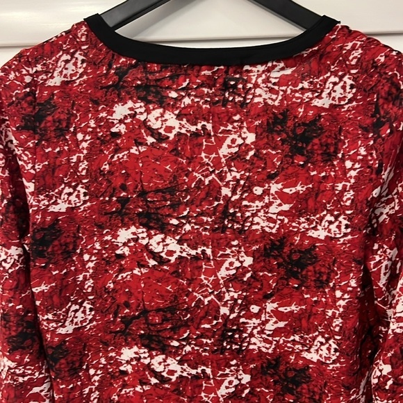 NWT Ricki’s Plunge V Neck Wrap Blouse - Picture 6 of 7